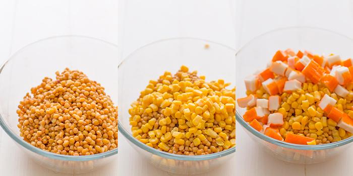 paso a paso ensalada de lentejas