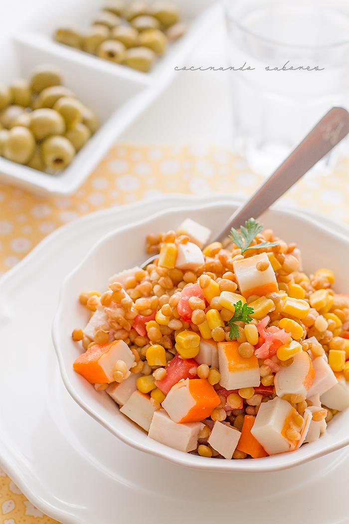 ensalada de lentejas