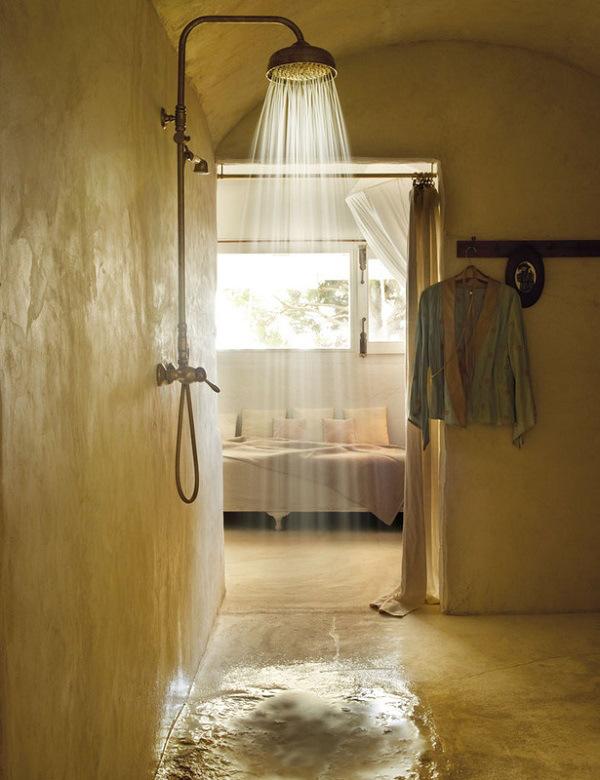 ducha de cemento