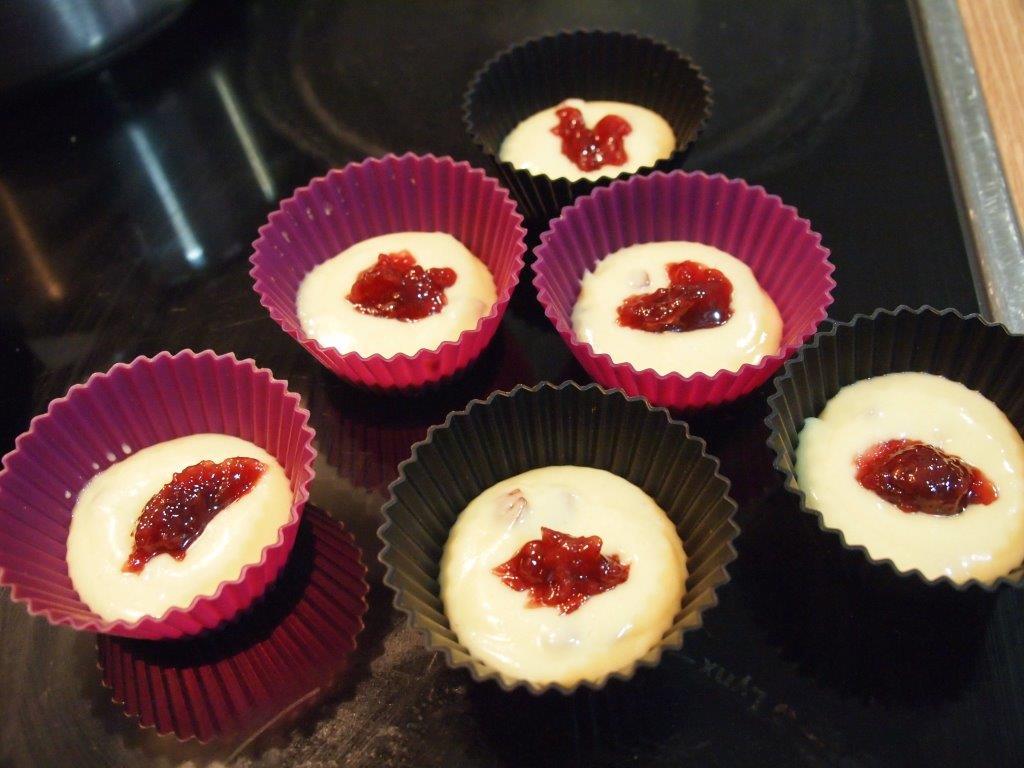 magdalenas frambuesa