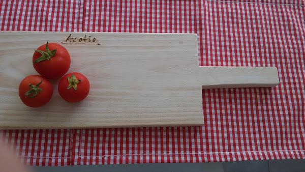 Tabla de madera para quesos