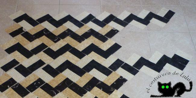 Ampliación del quilt en zig-zag