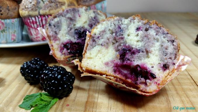 muffins con moras