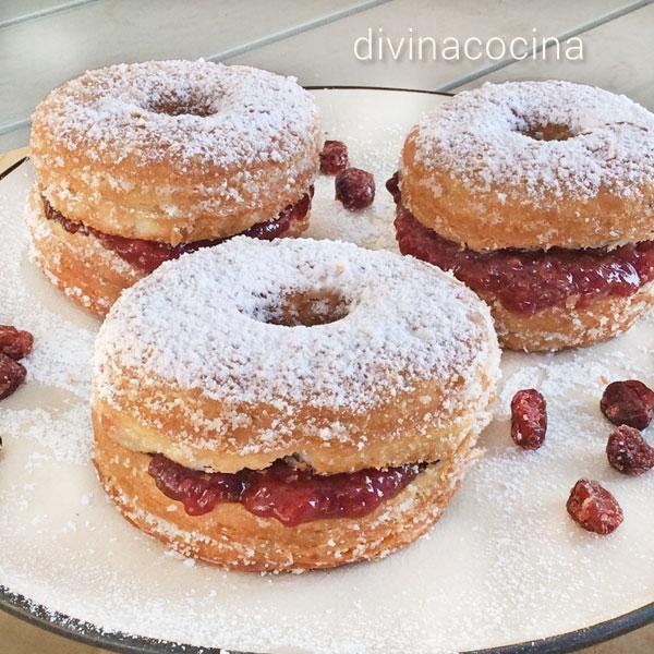 cronuts-faciles-con-hojaldre