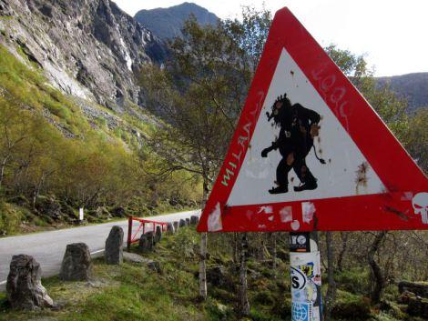 Trollstigen, La Carretera del Troll