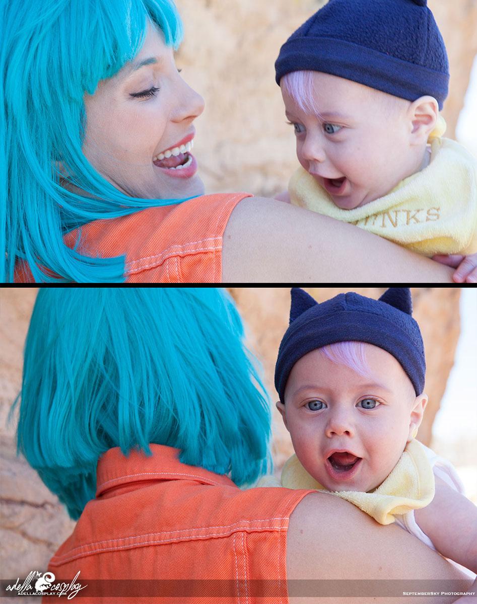 cosplay__baby_trunks_bulma_compilation_by_adella-d7ce68d