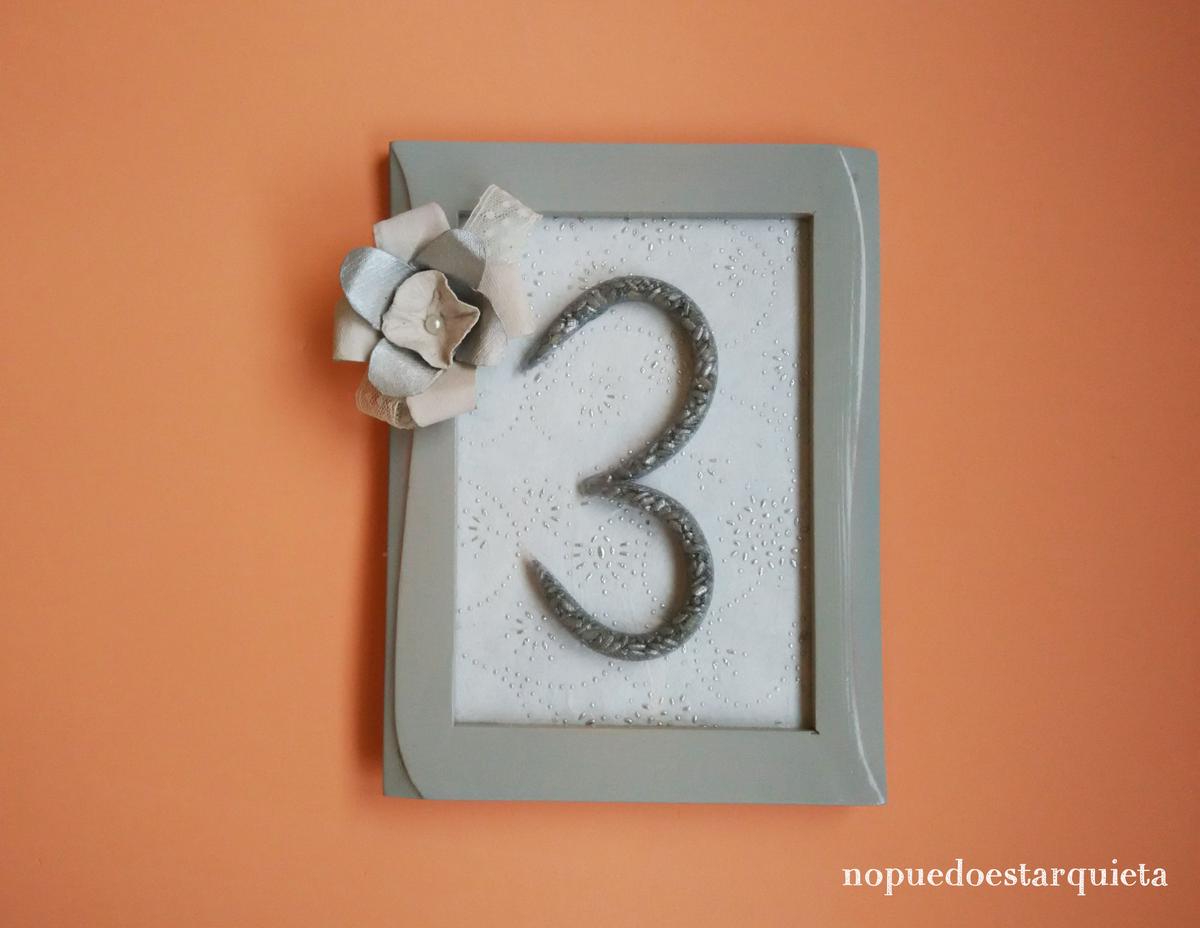 Marcadores de mesa para bodas diy.