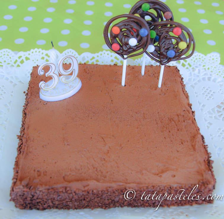 Tarta de Galletas con chocolate