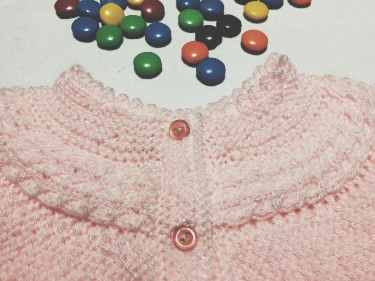 Detalle del picot del cuello