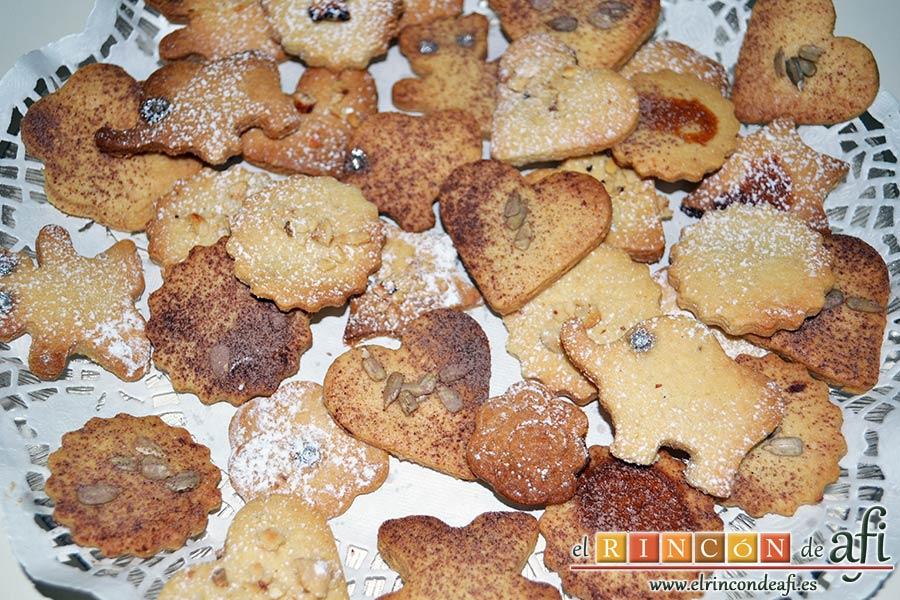 Galletas para el café, sugerencia de presentación
