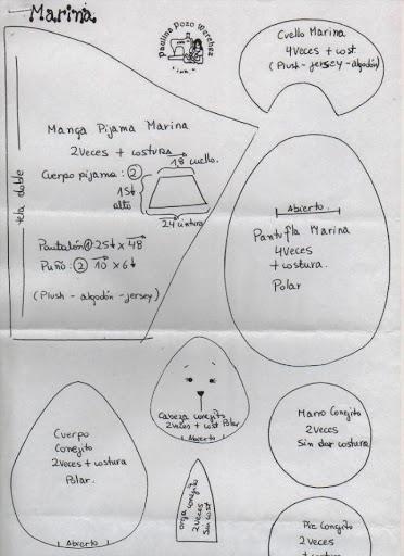 Patron Muñeca Marina 2