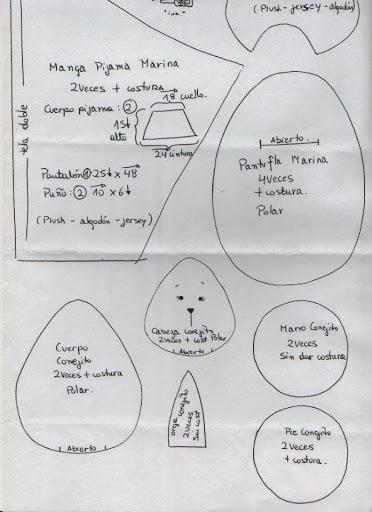 Patron Muñeca Marina 3