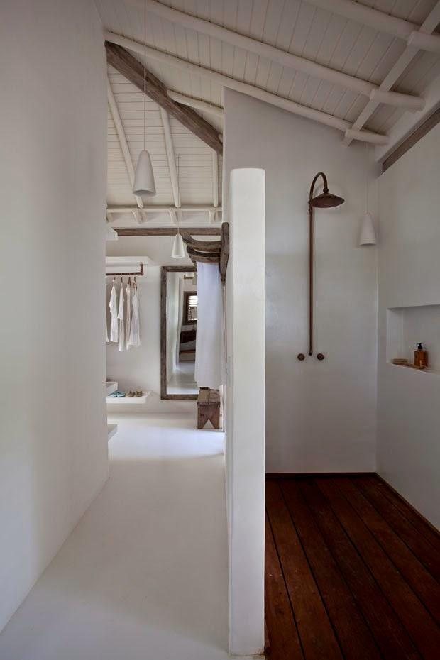 pared,blanca,ducha