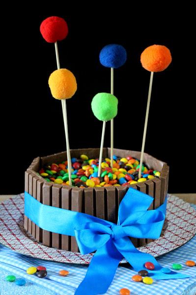 tarta-kit-kat, kit-kat, m&m, tarta-cumpleaños