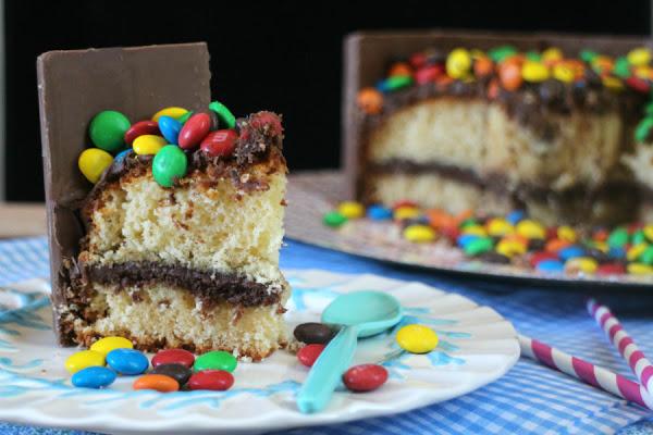 tarta-kit-kat, kit-kat, m&m, tarta-cumpleaños