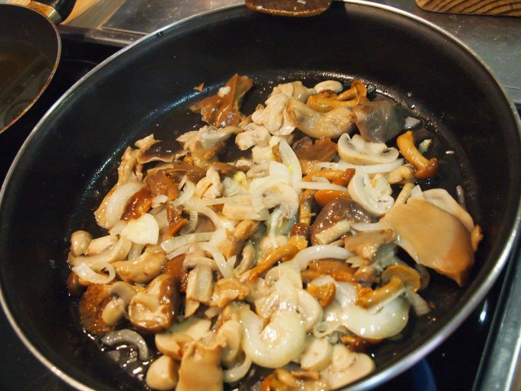 espaguetis setas boletus