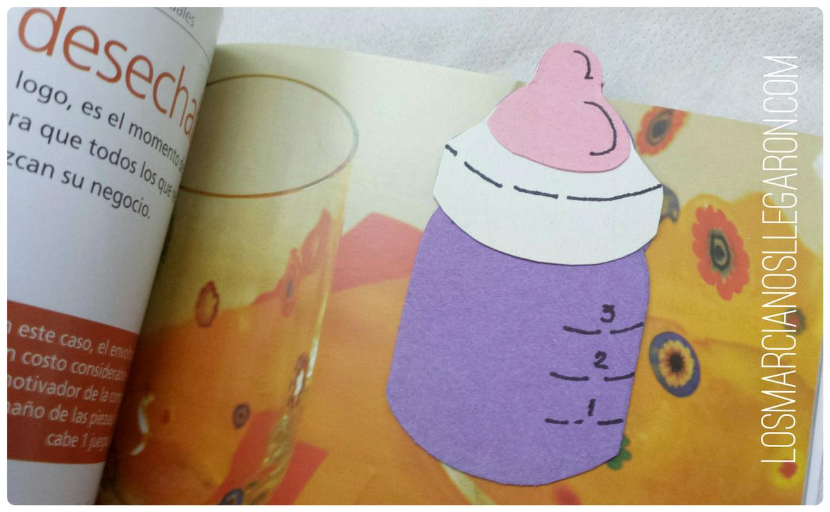 Marcalibros de biberón