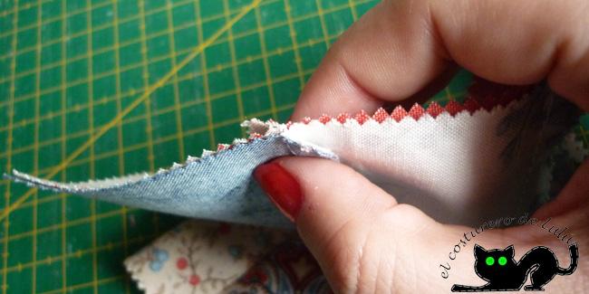 Asegúrate de colocar bien las costuras