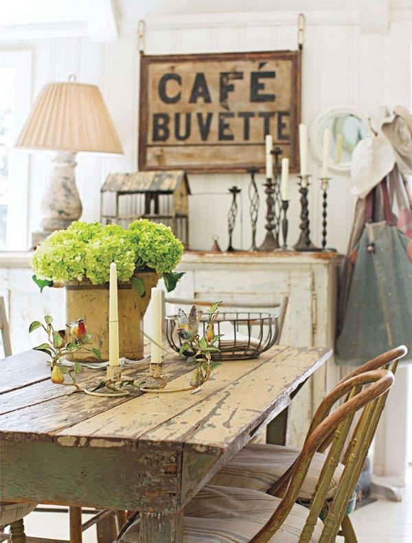 mueble envejecido estilo country