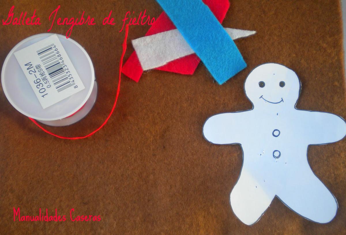 Manualidades Caseras faciles Cosas que se necesitas para hacer Galleta de Jengible de fieltro
