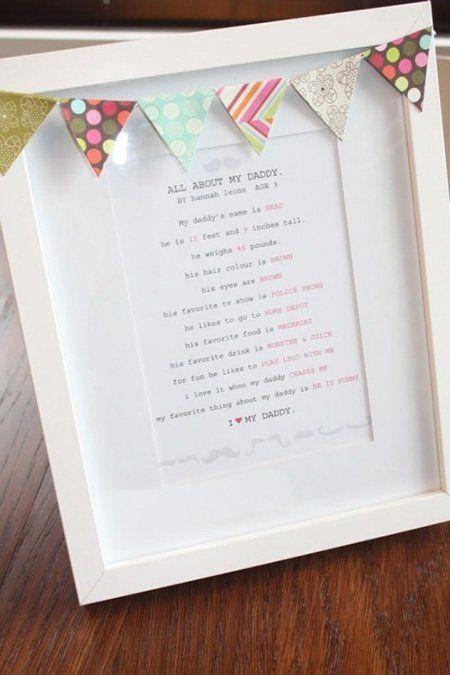 marco manual para el día del padre