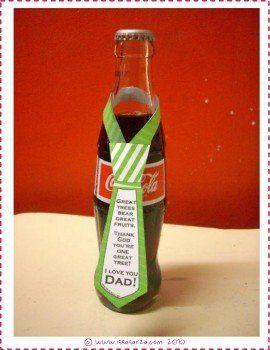 manualidad del día del padre con corbatas