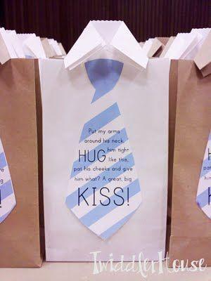 manualidad del día del padre con corbatas