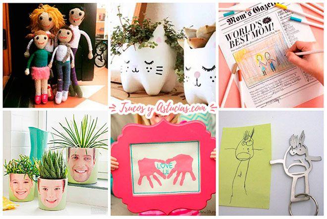 54 Manualidades para el Día de la Madre (Con instrucciones)