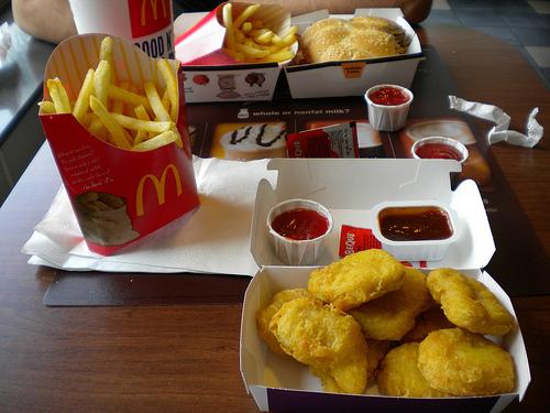 What are McDonald’s chicken McNuggets made of?