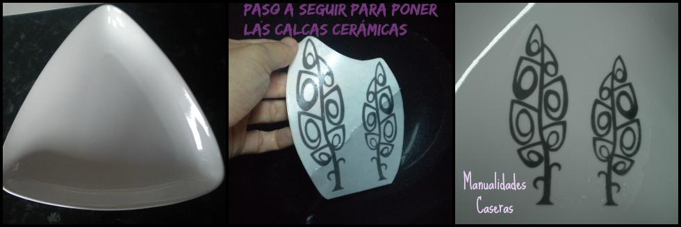 Manualidades caseras faciles calcas cerámicas hechas por serigrafia pasos a seguir para ponerlas