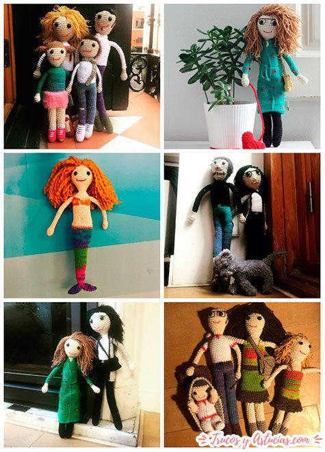 muñecas de ganchillo personalizadas para regalar a mamá