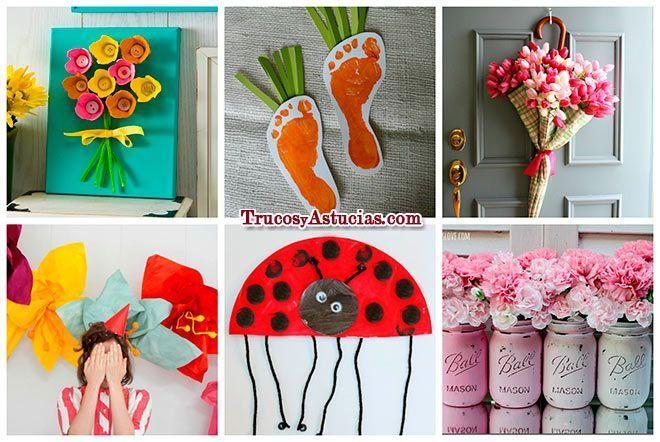 87 Manualidades de Primavera para niños y adultos