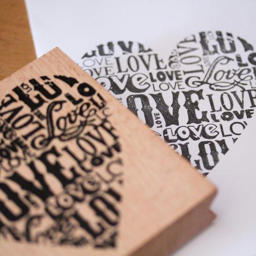 Sello caucho Love