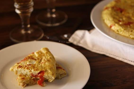 Tortilla de calabacín y tomates cherry 21