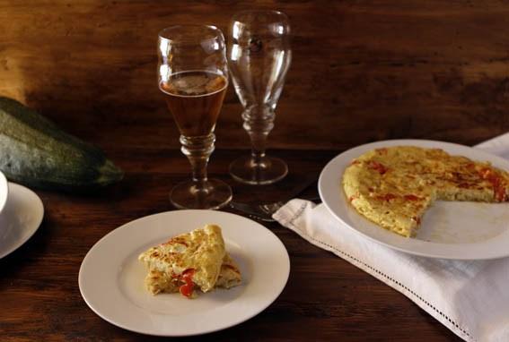 Tortilla de calabacín y tomates cherry 20