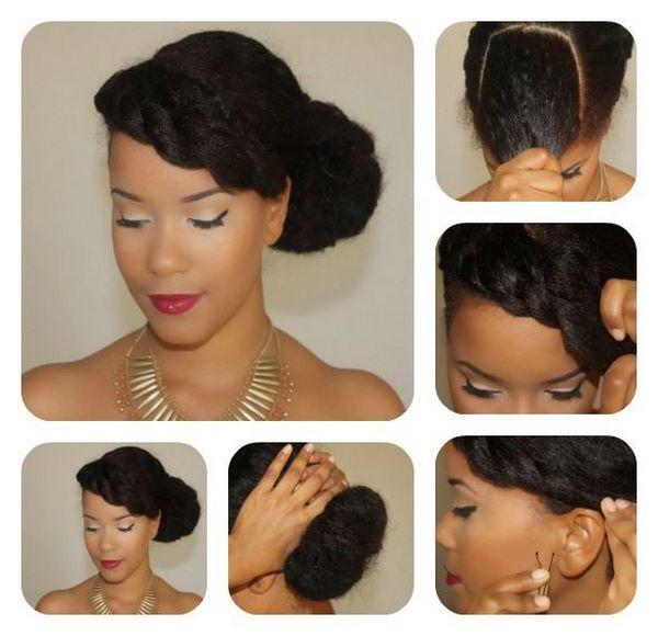 peinado recogido en pelo rozado