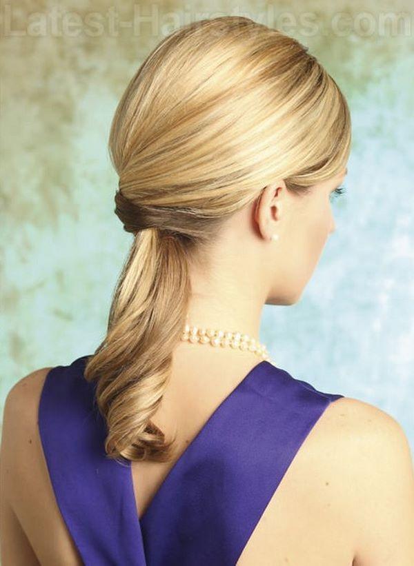 coleta sencilla para peinar