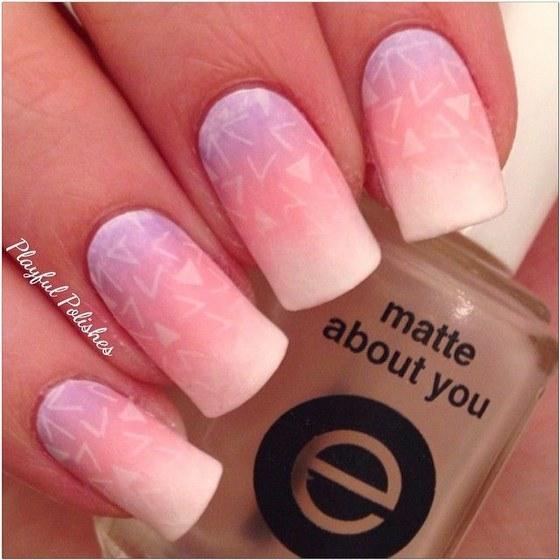 uñas acrilicas en degrade