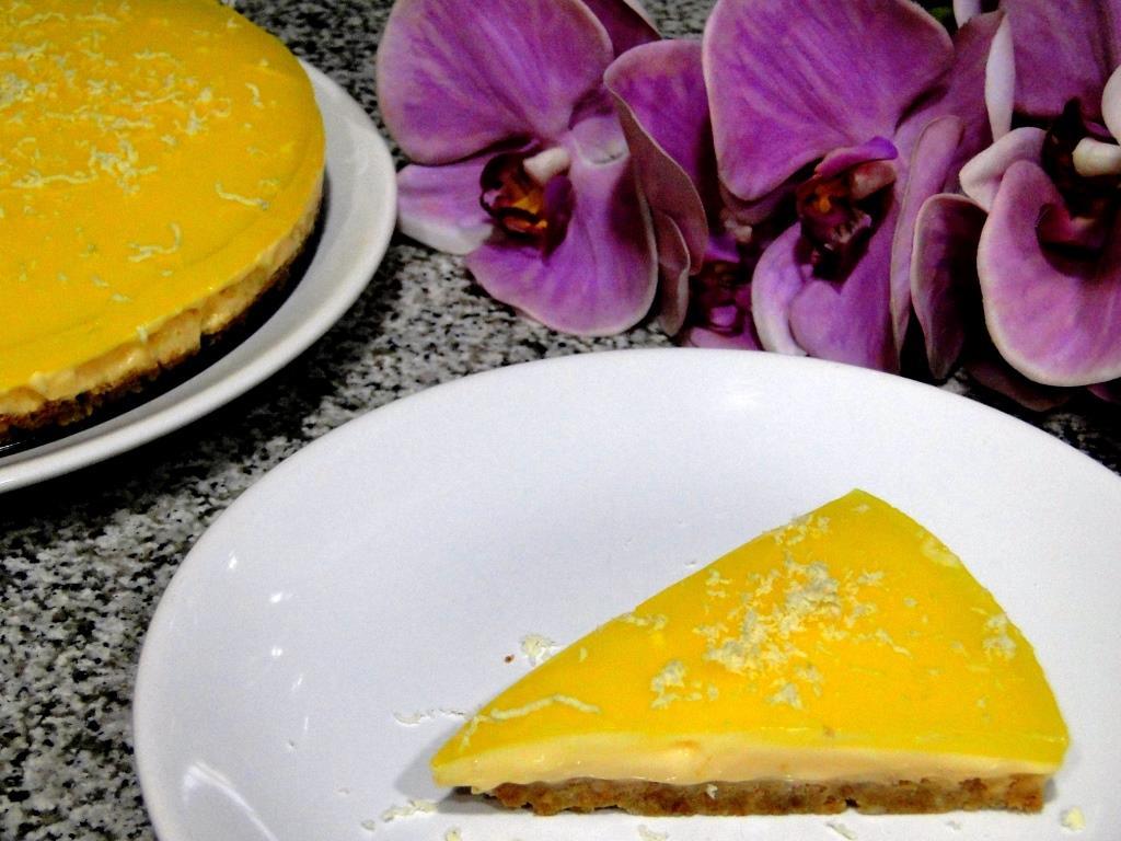 tarta de limón sin azúcar apta para diabéticos