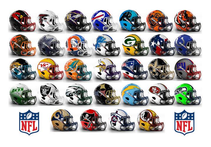 NFL Helmet 2015