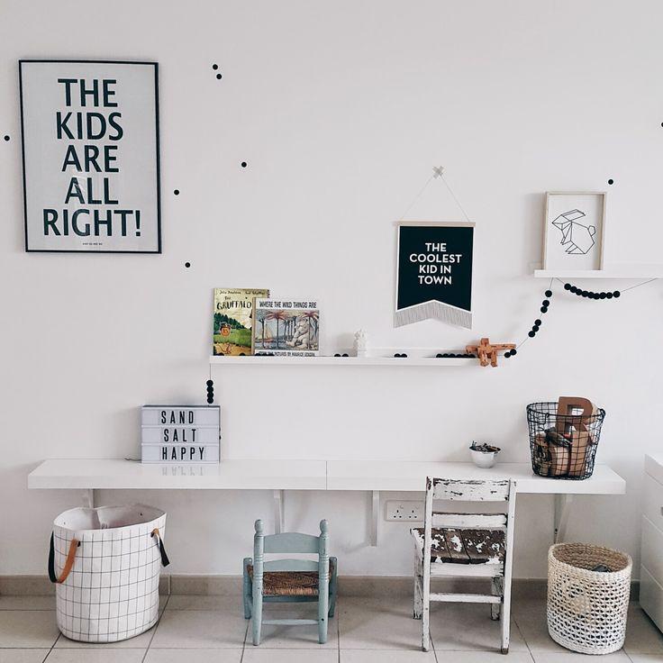 ideas para decorar espacio de estudio niños