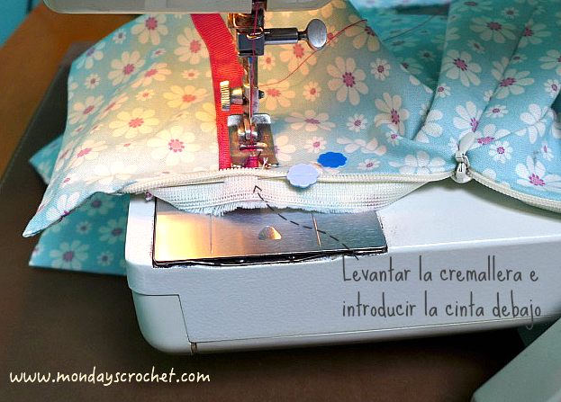Cinta debajo cremallera