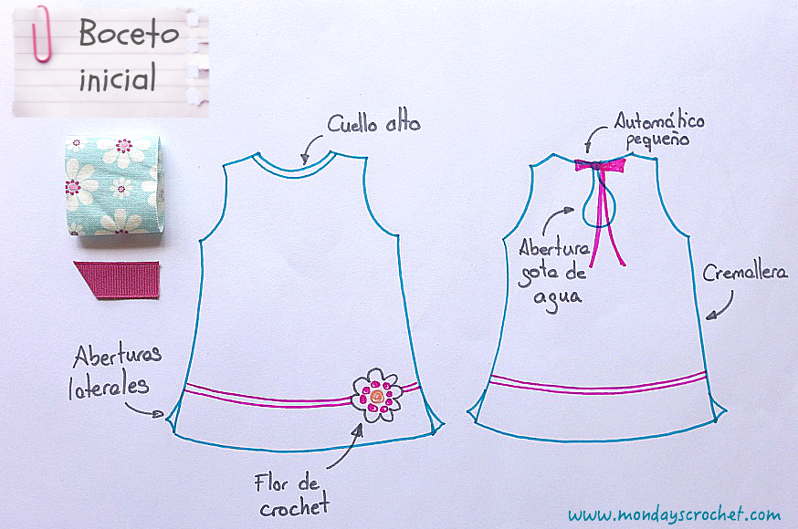 Boceto inicial camisa