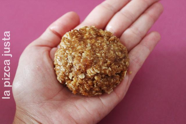 Bola galleta de avena