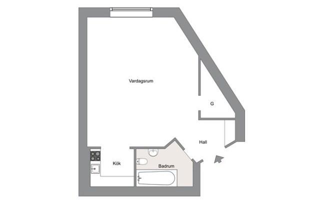 Vivir en 20m2: Pocos metros pero decorado con buen gusto.