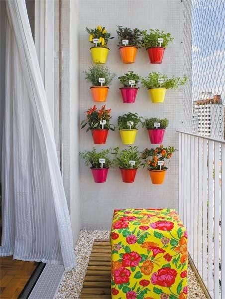decorar balcón con flores