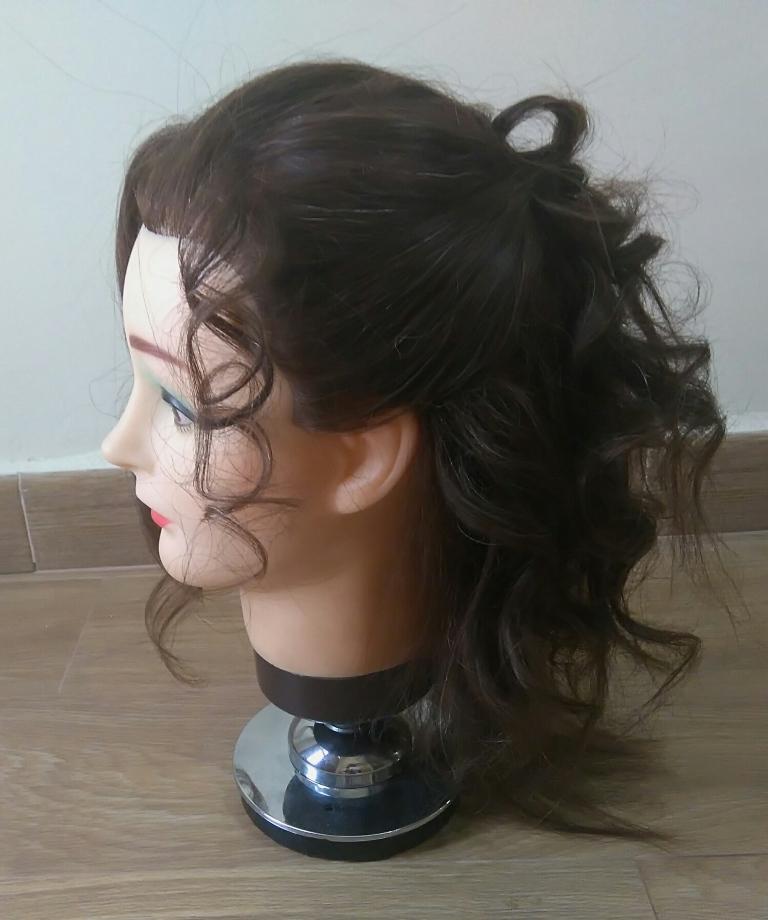 Semi recogido mixto izquierda