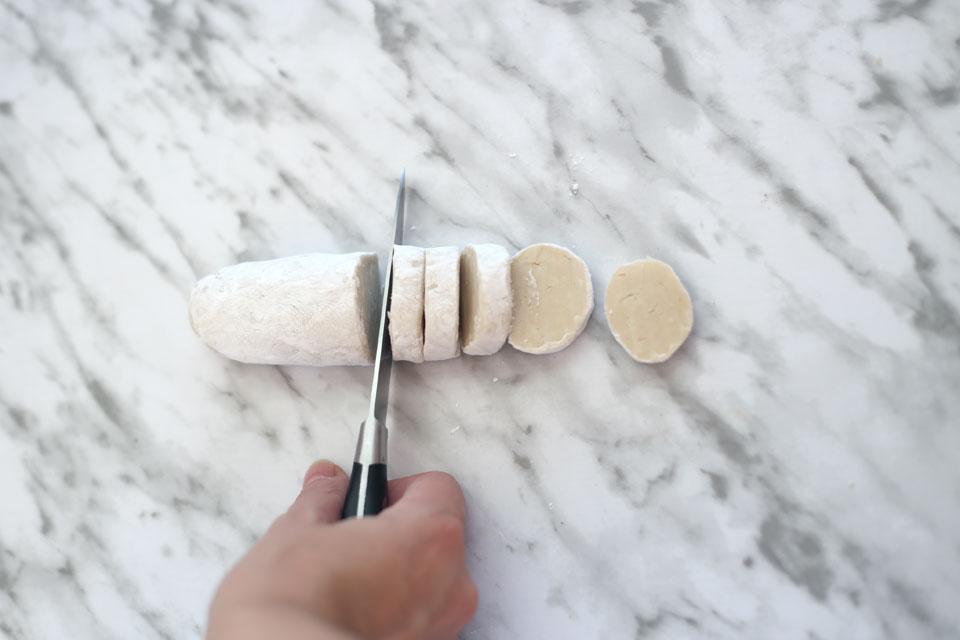 Dim sum de patata agridulce