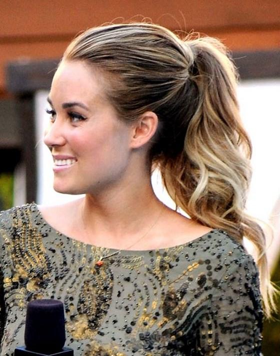 peinado cola de caballo para ocasiones especiales