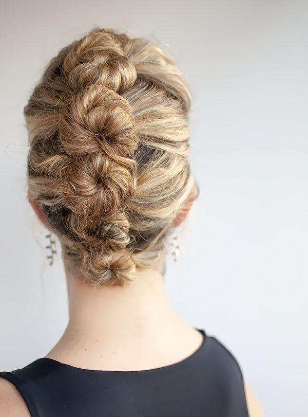 hermoso peinado para boda recogido